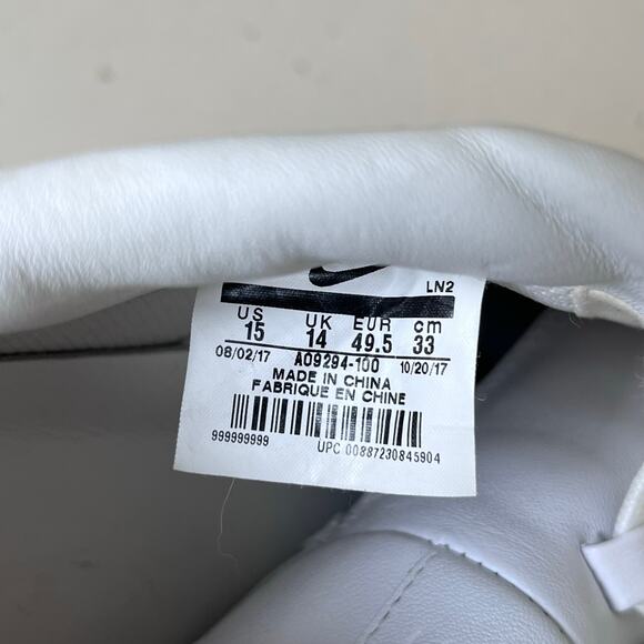Nike Air Force 1 Low CMFT Roll With The Winners RWTW AO9294-100 White Men Sz 15 - Picture 7 of 9